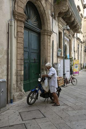 Older Resident of Lecce Italy  